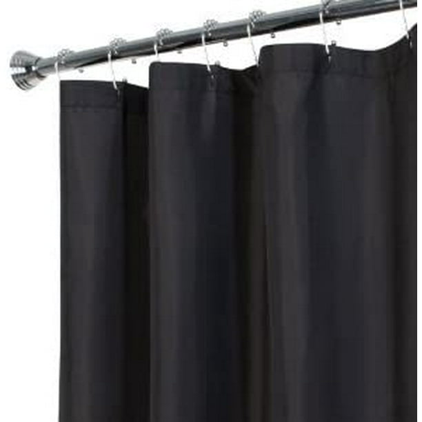 Vinyl Shower Curtain Liner w/ Weighted and Metal Grommets in
