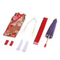 thumbnail image 2 of Traje de ropa de vestido de kimono femenino a escala 1/6 se adapta a la de juguetes calientes PH de 12 pulgadas UNA Baoblaze Vestido de muñeca femenina, 2 of 8