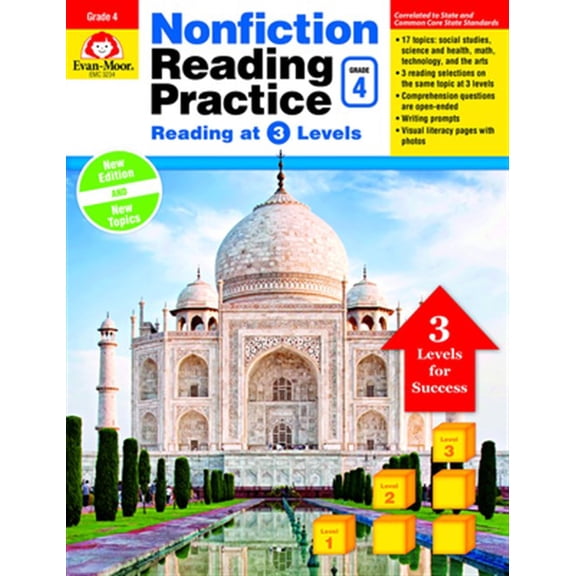 Pre-Owned Nonfiction Reading Practice, Grade 4 Teacher Resource (Paperback) 162938318X 9781629383187