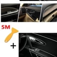 thumbnail image 4 of Lefu 5M Chrome Silver Flexible Car Styling Interior Molding Trim Decor Strip Gap Fill, 4 of 8