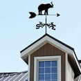 thumbnail image 4 of Stainless Steel Elephant Weathervane For Garden And Home Decor, 4 of 5