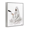 thumbnail image 3 of Stupell Industries Glam Comfort Pouring Wine Fashion Painting Gray Framed Art Print Wall Art, 11 x 14, 3 of 8