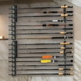 thumbnail image 6 of Rod Horizontal Support Rod Rack Wall Ceiling Storage Rack Fishing Rod Organizers, 6 of 11