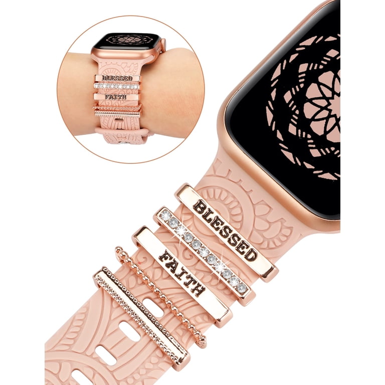 TOYOUTHS Decorative Ring Loops Compatible with Apple Watch  display picture 2