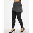 thumbnail image 3 of Pantalones Talla Extra en Capas y Superpuestos Rosegal  Pantalones de talla grande, 3 of 5