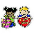 thumbnail image 2 of CD-5288 - I Love Jesus Shape Stickers by Carson Dellosa, 2 of 3