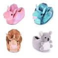thumbnail image 4 of Triceratops Zapatillas de felpa Invierno Otoño e Invierno Dibujos animados Hombres y mujeres Zapatillas de algodón para interiores, 4 of 6