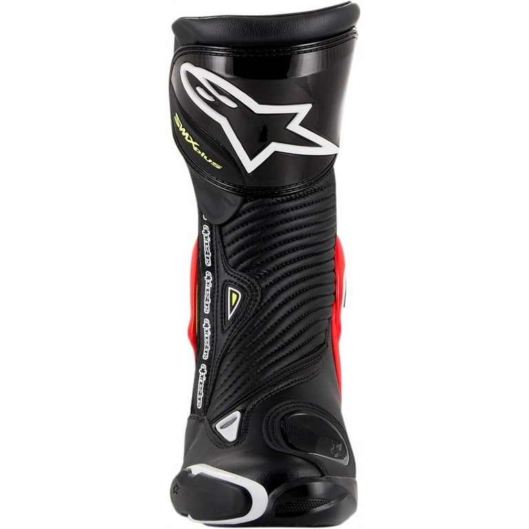 Alpinestars SMX Plus Boots (36) (Black/RED Fluo/White/Yellow