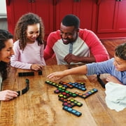 لعبة لوحة استراتيجية MindWare Qwirkle، 108 بلاطات خشبية متينة مع حقيبة قماشية برباط