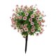 thumbnail image 1 of Flor de violeta artificial, estaca de jardín, arbustos de vegetación de imitación, planta artificial decorativa para bodas, al aire libre, exterior, rosa, 1 of 8