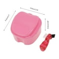 thumbnail image 4 of Unique Bargains 1 Set Braces Box Lightweight Braces Storage Box Pink Red, 4 of 5