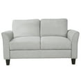 thumbnail image 2 of Tcbosik Double Seat Sofa Love Seat Fabric Double Divan for Living Room Home Relax, Light Gray (Not Included the Pillow), 2 of 10