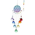 thumbnail image 1 of Hanging Crystal Wind Chime , Beautiful Pendants Rainbow Wind indoor e Gift , Dots Style, 1 of 8