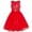 Red, variant on Flower Girls Dress Dark Red Sequins Bridesmaid Wedding Party 4 Years