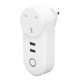 thumbnail image 4 of Tomacorriente WiFi, Enchufe Británico De 100-240V, Enchufe Inteligente, Enchufe Con Interruptor De Puerto USB Dual Para Dormitorio, Sala De Estar, Cocina, 4 of 7