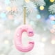 thumbnail image 4 of 26 Alphabet Series 2D Acrylic Backpack Car Pendant Decoration Ornament, 4 of 6