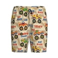 thumbnail image 3 of Picia Animal Truck Pajama Shorts for Men, Men's Pajama Bottoms, Sleepwear,Short Pajama Pants-4X-Large, 3 of 9