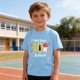 thumbnail image 5 of Camiseta Gráfica de Manga Corta Linda para Niños Niños Niñas, Temporada Escolar Impresión Tee Vestir de Verano Casual, 5 of 9