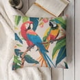 thumbnail image 3 of nygtbtfer Outdoor Throw Pillow Cover Tropical Parrot BirdBlossom Floral Leaves  Pillow Cases Home Decoration for Patio Garden  Sofa, 3 of 5