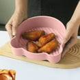thumbnail image 6 of Cute Bear-Shaped Silicone Baking Tray - Heat-Resistant Pan for Microwave, Oven & Air Fryer, Non-Stick Baking Tool for Snacks & Desserts, Durable Easy-Clean Kitchen Accessory, 7*7*2in, Pink, 6 of 7