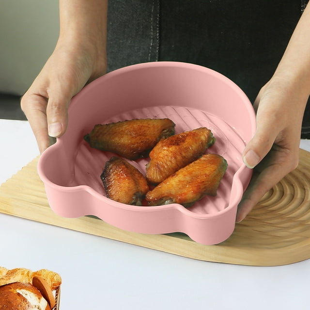 Oefntac Baking Tray Silicone Baking Tray Non Stick High Temp Microwave Oven Air Fryer Bread Cake Loaf Pan Easy Clean