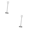 thumbnail image 3 of Baohd Contemporary Table Number Holder Photo Stand for Trendy Hotel Settings Silvery 25cm 2Set, 3 of 6