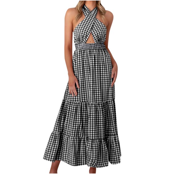 Ichuanyi Womens Swimsuits Clearance Women's Bohemian Style Dresses Short Sleeve Floral Print Dress Ichuanyi Ichuanyi