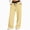 H612-Light Yellow, variant on Girls Uniform Pants Flare Sweatpants Joggers Pants Preppy Clothes for Girls