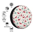 thumbnail image 2 of Kdxio Vintage Christmas Reindeer for Tire Cover Wheel Protectors Tyre Covers Weatherproof Wheel Covers Universal Fit for Trailer Rv SUV Truck Camper Travel Trailers 14 inch, 2 of 5