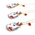 thumbnail image 4 of IEFSHINY Unicorn with Heart Charm Pendant Necklace for Women Sweet Gifts Women Jewelry, 4 of 5