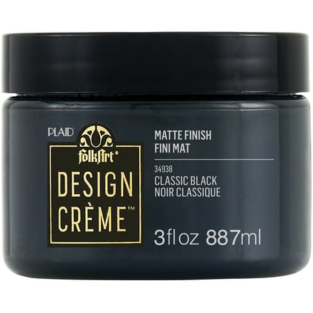 UPC: 0028995349386 | FolkArt Design Creme Paint 3oz-Classic Black