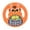 Orange, variant on Dualoai Kids Steering Wheel Toy Sensory Toy Hand Eye Coordination Cute Easy Installation Blue
