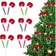 thumbnail image 1 of MTBLYS Christmas Sprigs Decor Curved Hook 1 Pc Set Boot Coil Spring Stakes Outdoor Holiday Ornament Tree Garden Display, 1 of 2