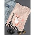thumbnail image 3 of Jumping Corgi Love Mom T-Shirt Women -Image by Shutterstock, Female Large, 3 of 4