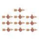 thumbnail image 1 of 10 piezas de flecha a través del colgante cadena collares de cadena DIY Rosado, 1 of 9
