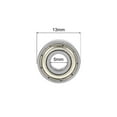 thumbnail image 4 of Uxcell 0.2''x0.51''x0.16'' Deep Groove Ball Bearing Double Shielded ABEC-3 Bearings Metal Silver Tone 10pcs, 4 of 4