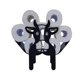 thumbnail image 5 of Wosthever Soporte de papel higiénico, estante de rollo de papel de animales de hierro, decoración, soporte de pañuelos para el baño Almacenamiento y organización del hogar vacas, 5 of 6