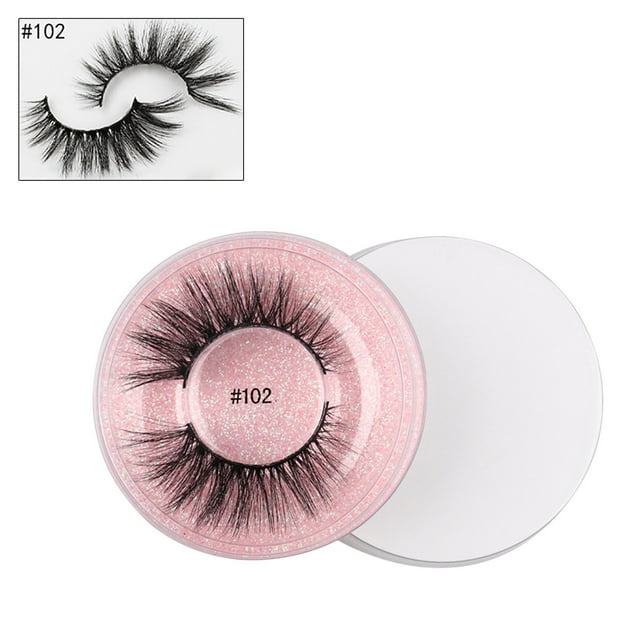 Pestañas naturales, pestañas postizas, pestañas cortas, pestañas postizas de visón tenues, 1 par de pestañas postizas de pelo 3D, pestañas postizas de alto volumen, herramienta de maquillaje de ojos,