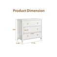 thumbnail image 4 of Studyset 6 Dresser for Bedroom, 47.2" Wide Dresser, Modern Wide Drawer Dresser with Storage, Wooden Closet Dressers Chest of Drawers Freestanding for Bedroom, Nursery, Living Room, 4 of 4