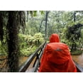 thumbnail image 3 of Adventure World Globotrekker Lightweight Backpack Poncho (Multiple Color Options Available) (Sky Blue), 3 of 7
