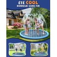thumbnail image 5 of Water Jet Mat, 170Cm Pvc Water Spray Mat, Non-Slip Splash Pad, Outdoor Water Play for Children In Garden, Summer, 5 of 5