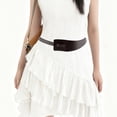 thumbnail image 2 of Unique Bargains 1 Pc Adjustable Waist Belt Bohemian Tie Belt Versatile Pattern Dark Brown, 2 of 5
