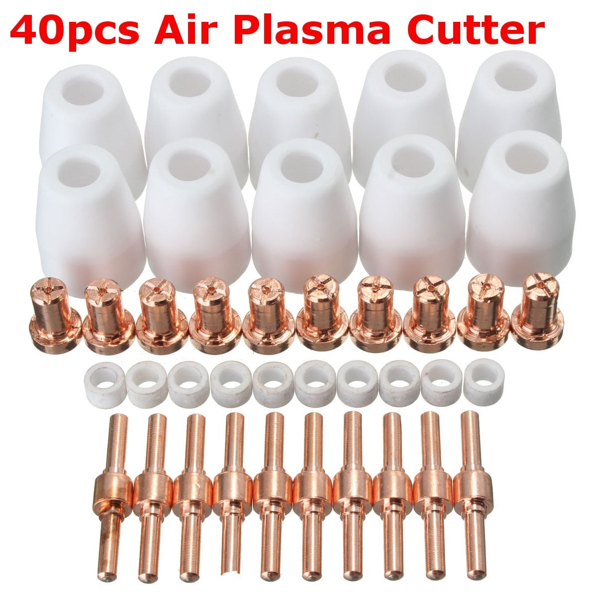 45X Plasma-Tips électrodes Cutter pour LG-40 PT-31 Coupe Chalumeau CUT40/CUT50 