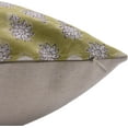thumbnail image 3 of Fabdivine Premium Duck Canvas Hand Block Print Cushion Covers, 18X18, Jasmine, 3 of 5