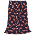 thumbnail image 2 of Balery Foxes In Different Poses Manta de Felpa Suave y Acogedora – Cobija de Franela Aterciopelada para Cama, Lavable y Cálida para Sofá, Mascotas, Transpirable-60"x50", 2 of 7