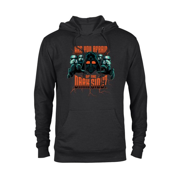 Star Wars Darth Vader Halloween Afraid of the Dark Side - Pullover Hoodie for Adults - Customized-Black