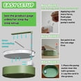 thumbnail image 6 of Parrot Shower, Parakeet Bird Bath For Cage Indoor, Parrot Bird Shower Budgie Bath Guard, Automatic Circulating Water Bathtub For Pet Bird, Lovebird, Cockatiel, Finches, Cockatoo, Conure Green, 6 of 8
