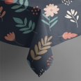 thumbnail image 5 of Pioneer Flower Floral Print Pattern Square Tablecloth, Waterproof Wipeable Spillproof Washable Table Cover for Home Kitchen Party Decor, 42"x42", 5 of 6