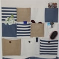thumbnail image 1 of EXHUMKY Wall Pouch Linen Over Door Storage Organiser 1Set, 1 of 4