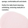 thumbnail image 3 of Facial Cleaning Sponges Oval Makeup Removal Cleaning Pad Powder Puff, 3 of 6